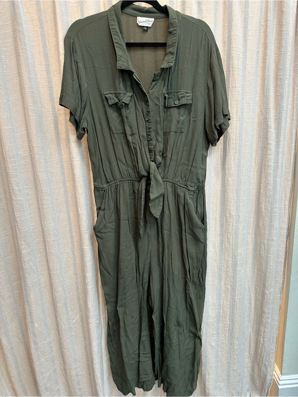 Summer Romper Olive Green